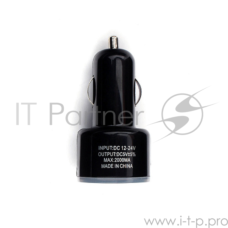 Адаптер питания Cablexpert MP3A-UC-CAR16, 12V->5V 2-USB, 2.1A