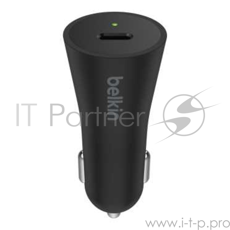 Зарядное устройство Belkin USB-C CAR CHARGER W/USB-C CBL,9V/12V PD,27W,4',BLK