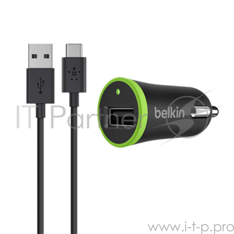 Зарядное устройство Belkin 2.1A,UNIVERSAL,W/6' A-USBC,BLK