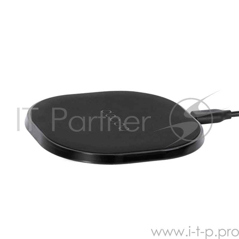 Беспроводное зарядное устройство Deppa 24000 Qi Fast Charger, 5V/1A, 9V/1.1A, Черный