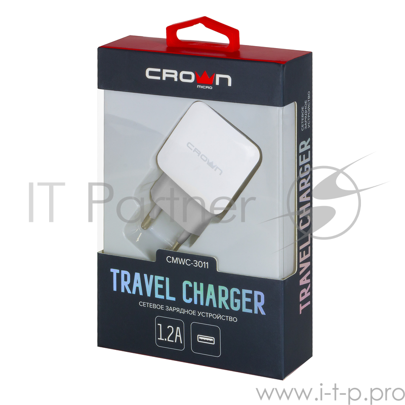 Сетевое универсальное зарядное устройство Crown CMWC-3011