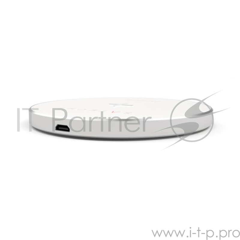 Беспроводное зарядное устройство Satechi Wireless Charging Pad. Работает от USB. Цвет серебряный.