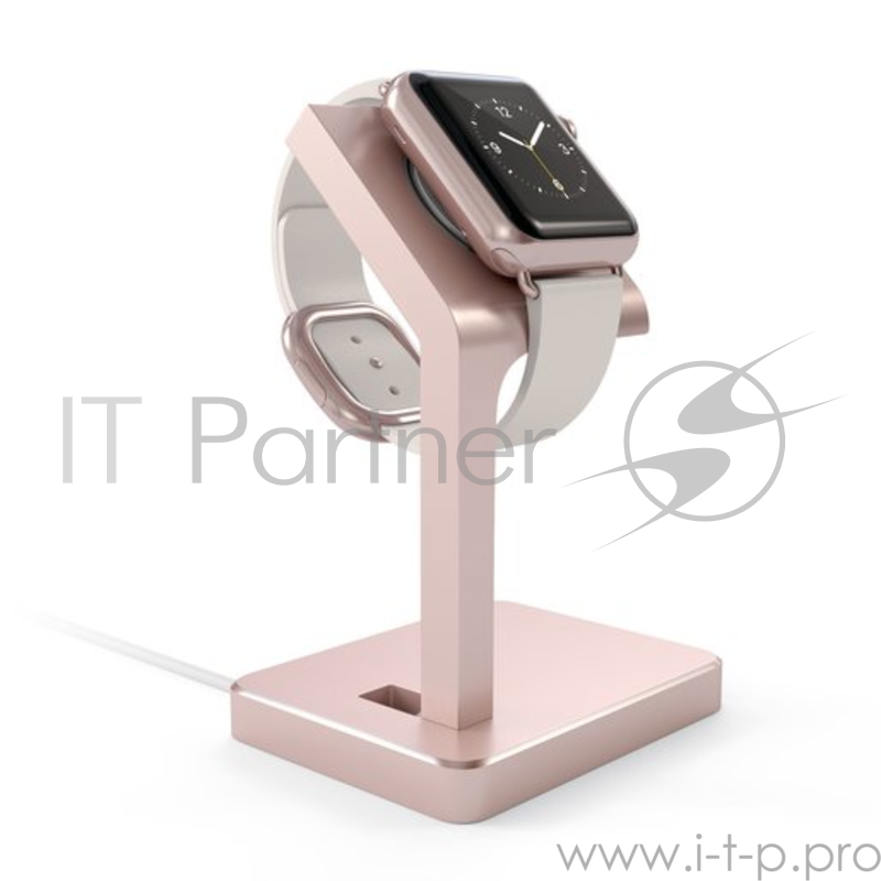 Подставка док-станция Satechi Smart Charging Stand. Совместима с Apple Watch 1/2/3, FitBit Blaze и почти любым смартфоном. Цвет розовое золото.