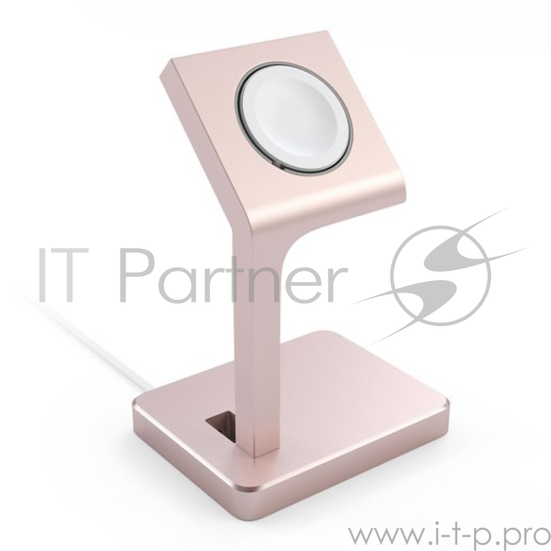 Подставка док-станция Satechi Smart Charging Stand. Совместима с Apple Watch 1/2/3, FitBit Blaze и почти любым смартфоном. Цвет розовое золото.