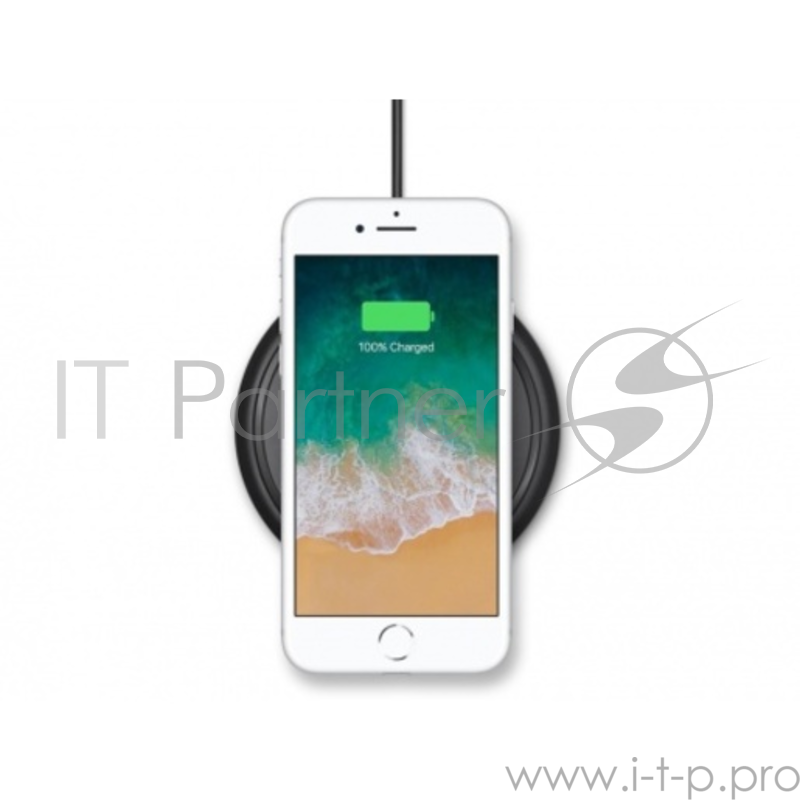 Зарядная станция Mophie Wireless Charger Pad для мобильных устройств с функцией беспроводной зарядки. Цвет черный.