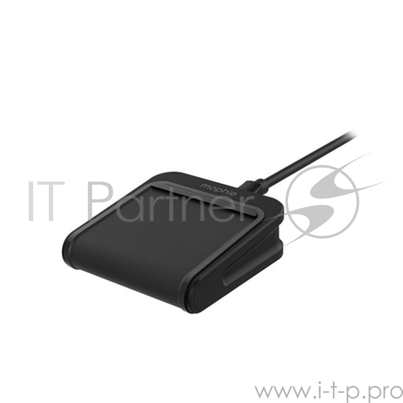 Зарядная станция Mophie Charge Stream Pad Mini для мобильных устройств с функцией беспроводной зарядки. Цвет черный.