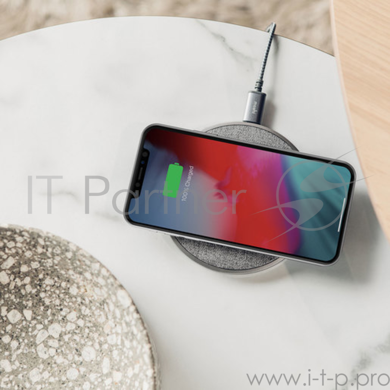 Беспроводное зарядное устройство Moshi Otto Q. Цвет серый.