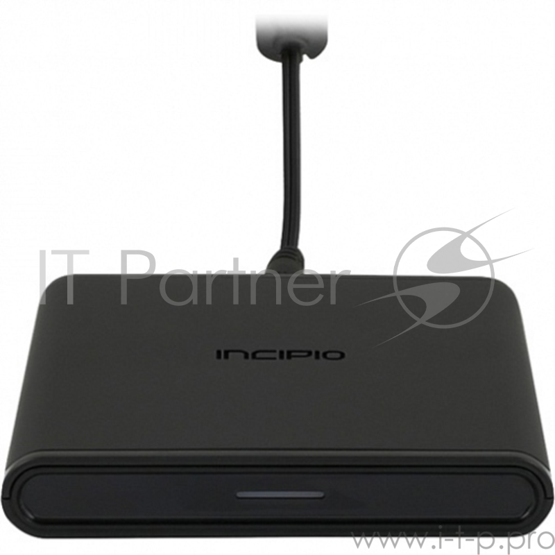 Зарядное устройство Incipio GHOST Qi для мобильных устройств с функцией беспроводной зарядки Qi. Цвет черный.
