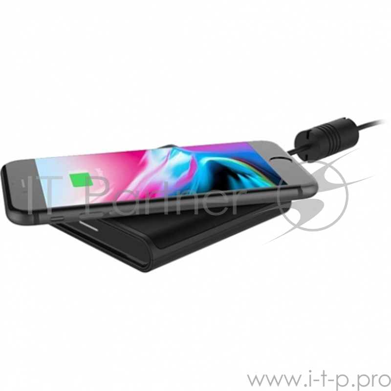 Зарядное устройство Incipio GHOST Qi для мобильных устройств с функцией беспроводной зарядки Qi. Цвет черный.