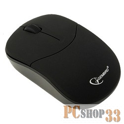 Оптическая мышь Gembird MUSW-204, беспров., 2кн.+скр., черный (USB)