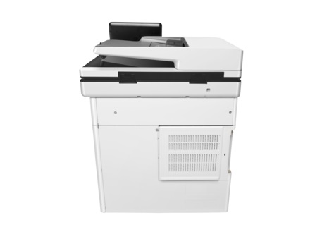 Цветное МФУ HP Color LaserJet Enterprise MFP M577f A4, лазерный, принтер + сканер + копир + факс, ЖК 8.0, бело-черный (USB2.0, LAN)