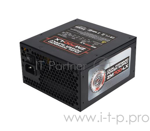 Блок питания 700Вт Zalman ZM700-LX ATX12V V2.31 (20/24+4/8+6/8pin, вентилятор d140мм) + кабель питания EURO (1.4м)