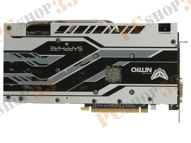 Видеокарта Sapphire Radeon RX 580 Nitro+ W/BP (UEFI) 4ГБ 11265-08 (Radeon RX 580, DDR5, DVI, 2xHDMI, 2xDP) (PCI-E)