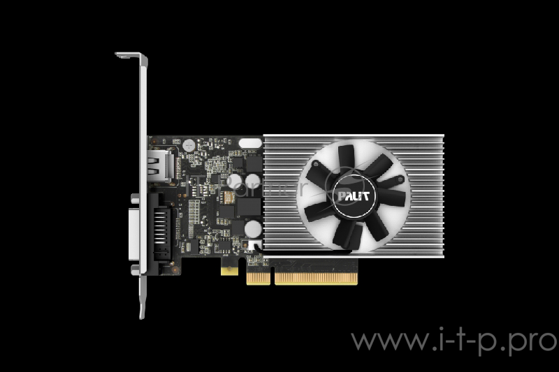 Видеокарта Palit GeForce GT 1030 2ГБ (GeForce GT 1030, DDR4, DVI, HDMI) (PCI-E)