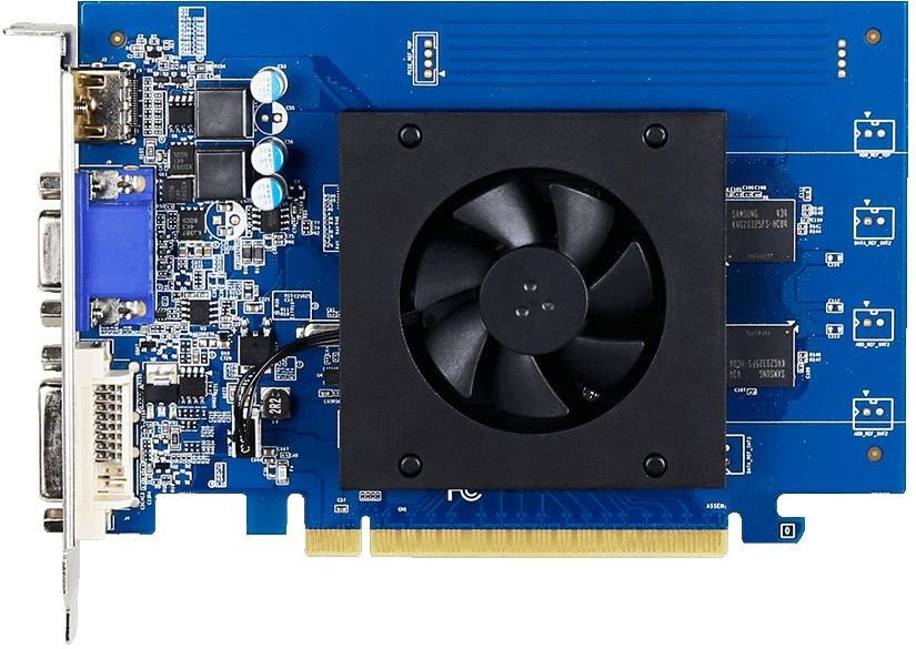 Видеокарта GIGABYTE GeForce GT 710 1ГБ GV-N710D5-1GI (GeForce GT 710, DDR5, D-Sub, DVI, HDMI) (PCI-E)