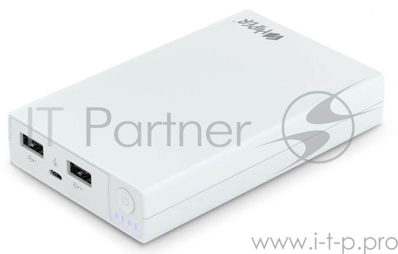 Мобильный аккумулятор HIPER Power Bank RP12500, 12500 мА/ч, White