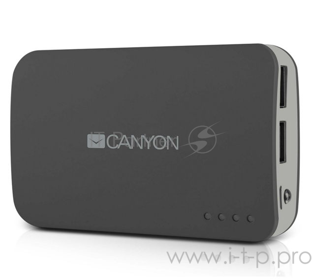 аксессуары CANYON CNE-CPB78DG Dark grey color portable battery charger with 7800mAh, micro USB input 5V/1A and USB output 5V/1A(max.)