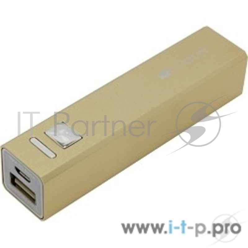 Внешний аккумулятор Canyon CNE-CSPB26GO Aluminium 2600mAh (Gold)