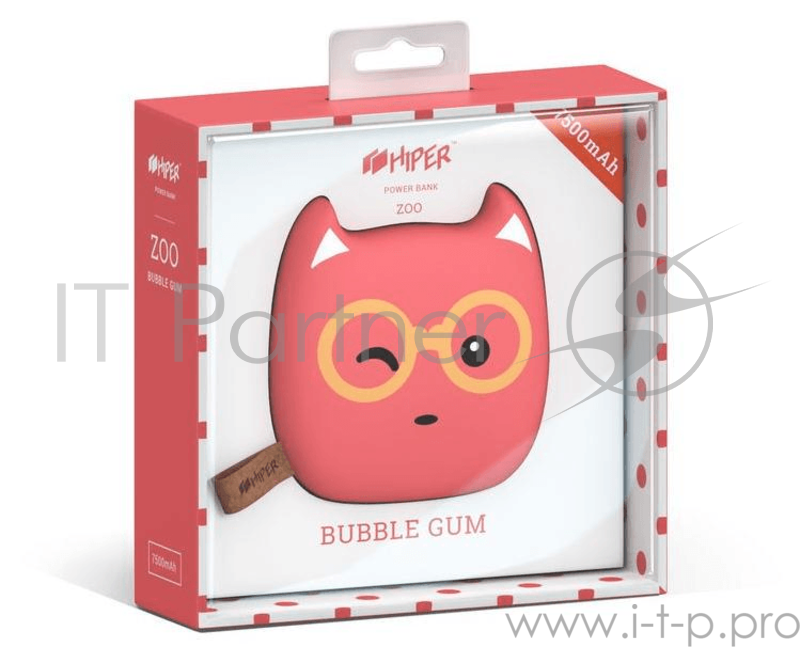 Аккумулятор USB 7500MAH BUBBLE GUM 7500 ZOO HIPER