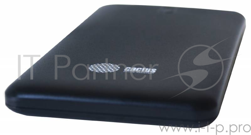 Мобильный аккумулятор Cactus CS-PBAS283 Li-Pol 10000mAh 1A+2.1A черный/темно-серый 2xUSB