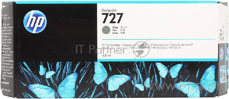 Картридж DJ T920/T1500 (O) F9J80A, Grey, 300ml