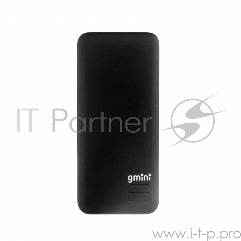 Внешний аккумулятор Gmini Slim Series GM-PB052TC Black , 6000mAh