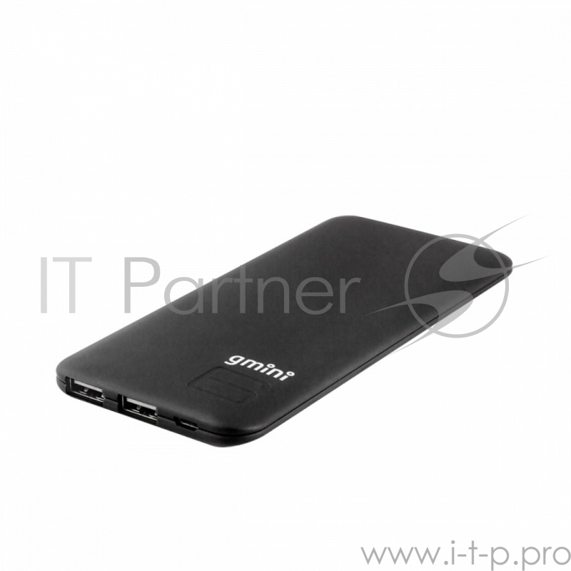 Внешний аккумулятор Gmini Slim Series GM-PB052TC Black , 6000mAh