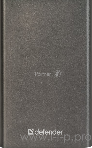 Внешний аккумулятор Defender Extralife 4000mAh 1USB, Li-pol ,5V,2.1A, серый (83619)