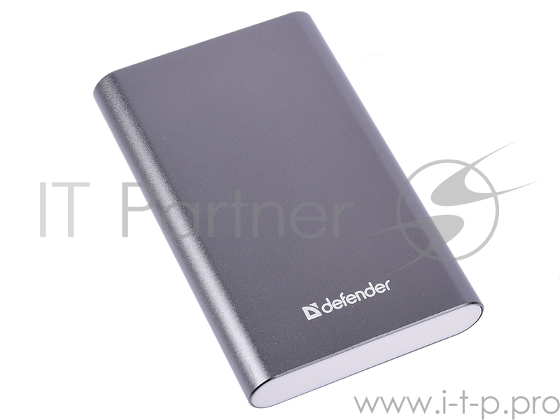 Внешний аккумулятор Defender Extralife 8000mAh 1USB, Li-pol ,5V,2.1A, серый (83622)