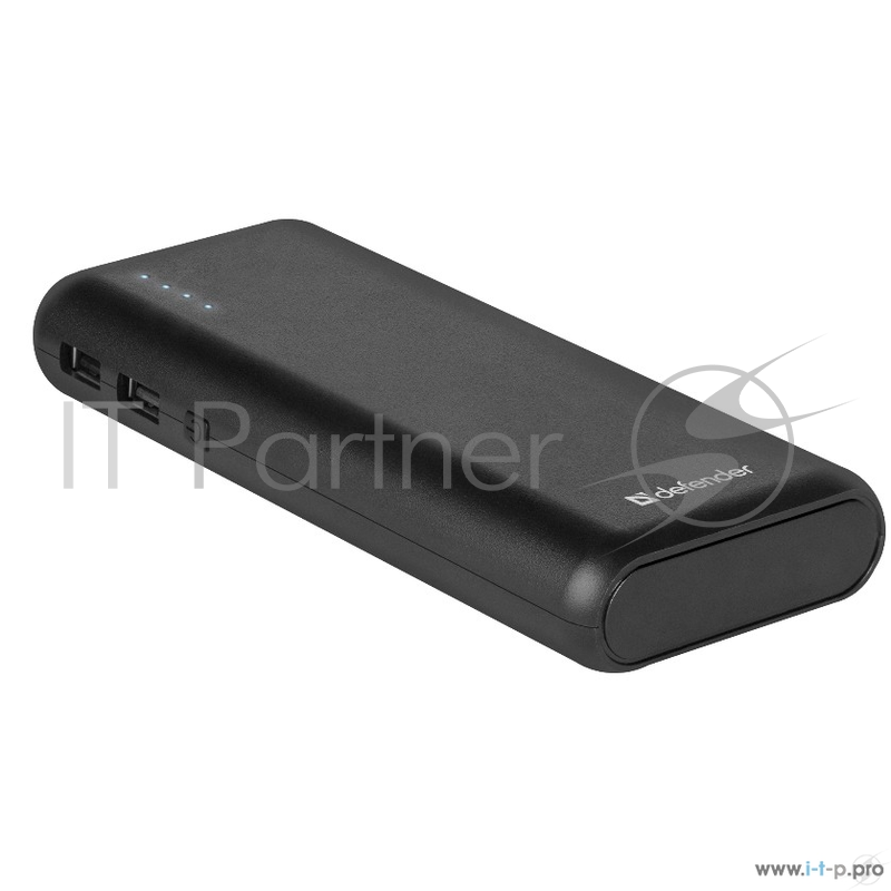 Внешний аккумулятор Defender Lavita 10000B 2 USB, 10000 mAh, 2.1A (83617)
