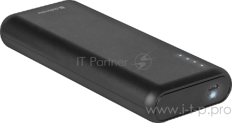 Внешний аккумулятор Defender Lavita 10000B 2 USB, 10000 mAh, 2.1A (83617)