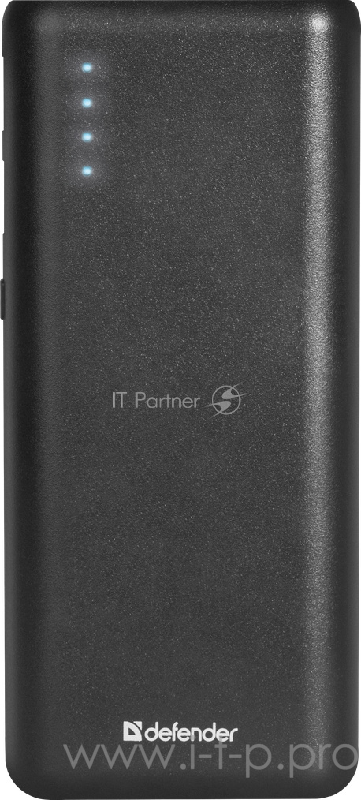 Внешний аккумулятор Defender Lavita 10000B 2 USB, 10000 mAh, 2.1A (83617)