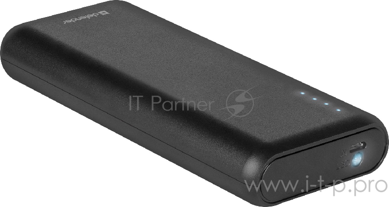 Внешний аккумулятор Defender Lavita 10000B 2 USB, 10000 mAh, 2.1A (83617)