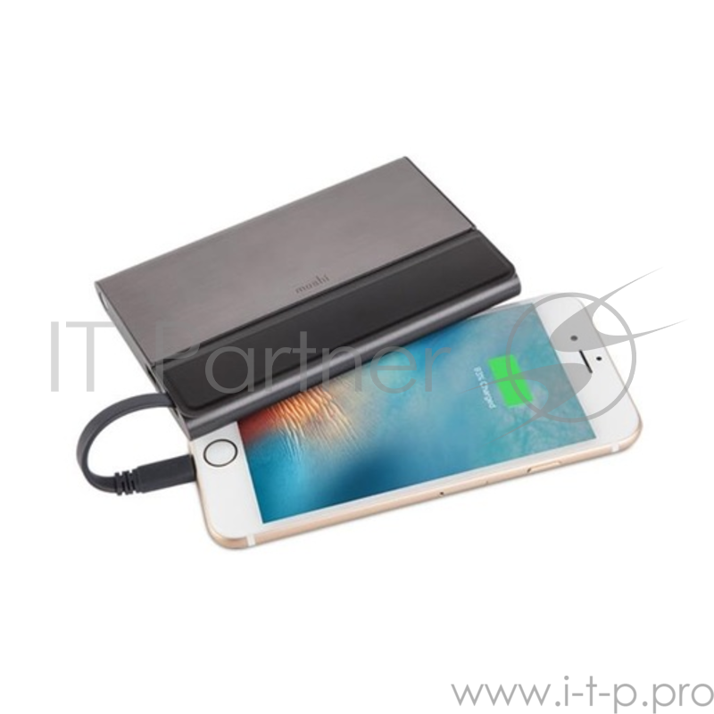 Портативный аккумулятор Moshi IonBank 5K. Емкость 5150 мАч. Цвет серый.