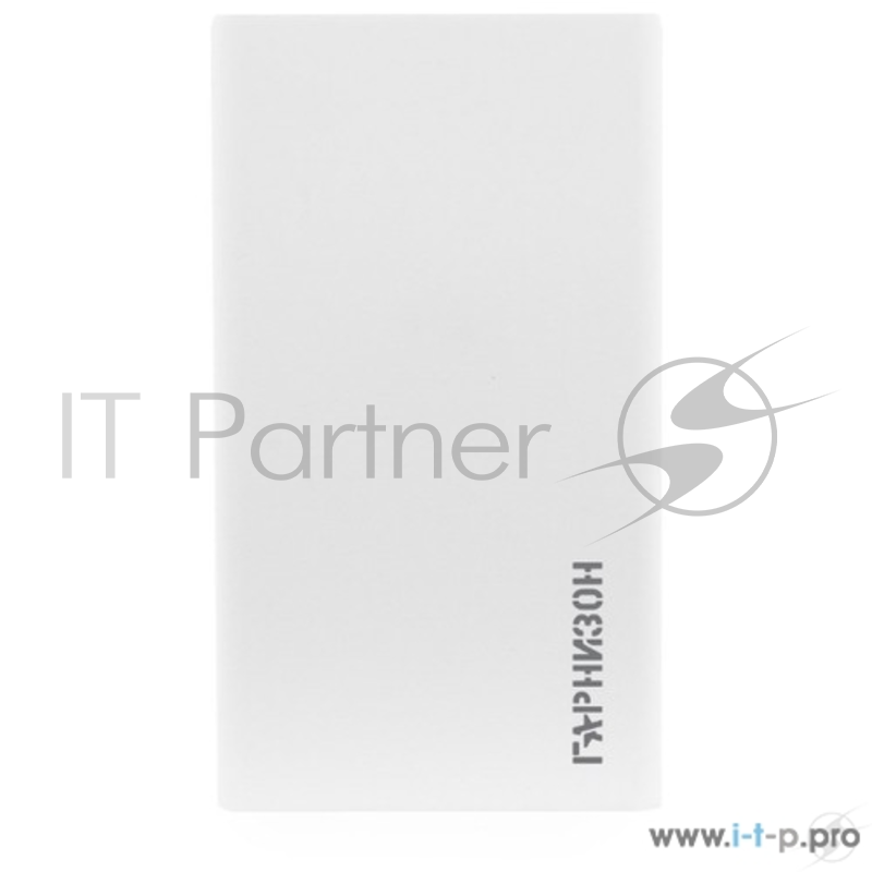 Портативный аккумулятор Гарнизон GPB-105W, 5000 мА/ч, 1 USB, 1A, белый
