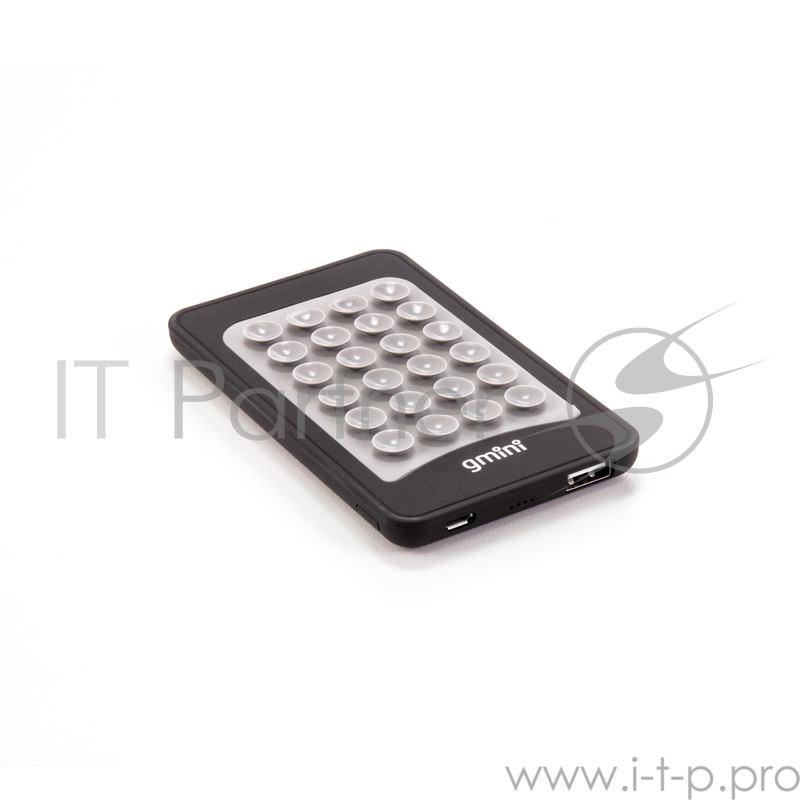 Внешний аккумулятор Gmini GM-PB040S-DC, с присосками 4000mAh