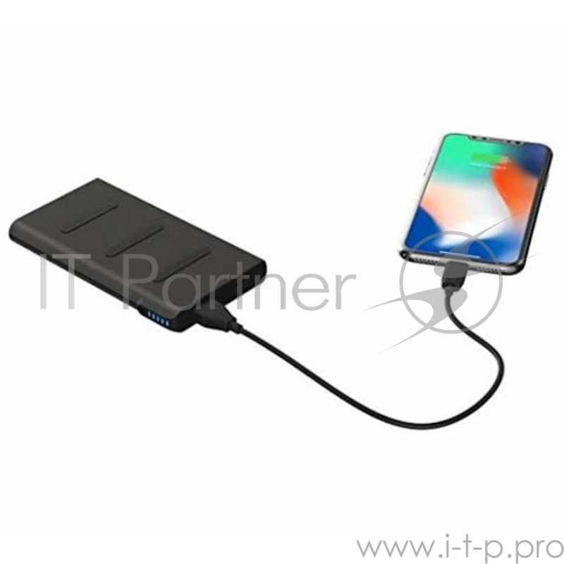 Портативное зарядное устройство (аккумулятор) для мобильных устройств Griffin Reserve Wireless Charging (Tx) Power Bank. Функция беспроводной зарядки. Емкость 5000 мАч. Цвет черный.