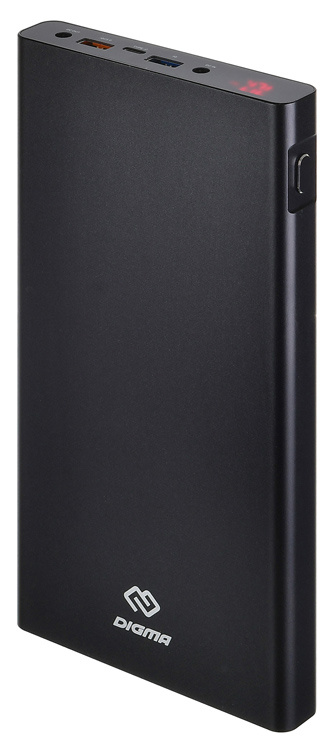 Мобильный аккумулятор Digma DG-PD-40000-BK QC3.0 Li-Pol 40000mAh 8.8A черный 2xUSB