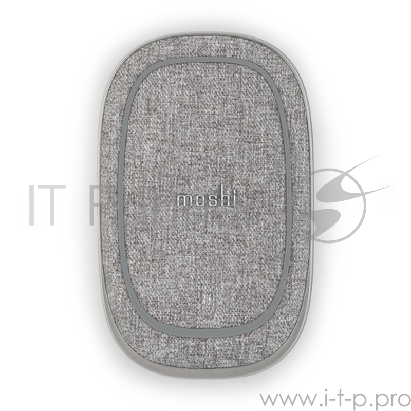 Moshi Porto Q 5K внешний аккумулятор со встроенной беспроводной зарядкой. Цвет серый.