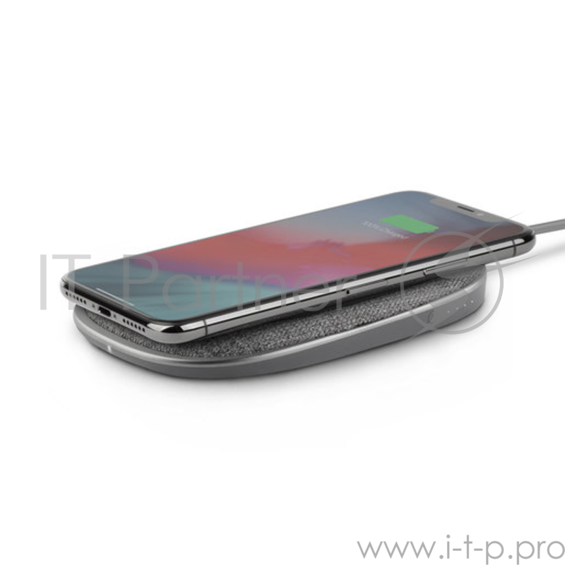 Moshi Porto Q 5K внешний аккумулятор со встроенной беспроводной зарядкой. Цвет серый.