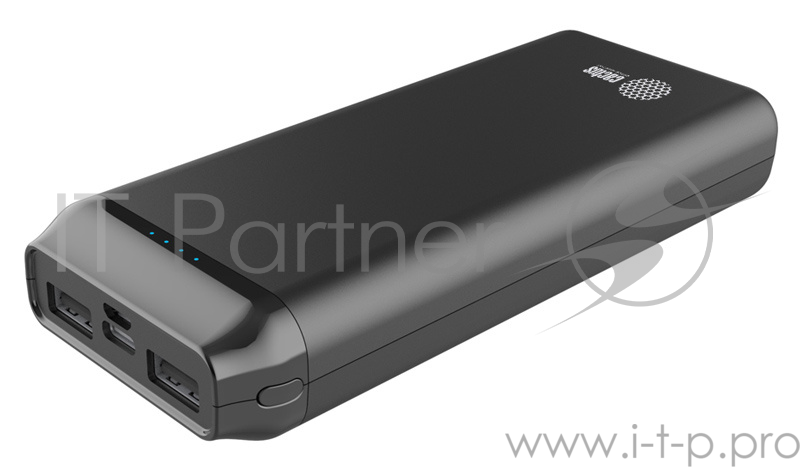 Мобильный аккумулятор Cactus F2001 CS-PBFSST-20000 Li-Pol 20000mAh 2A+2.4A 2xUSB