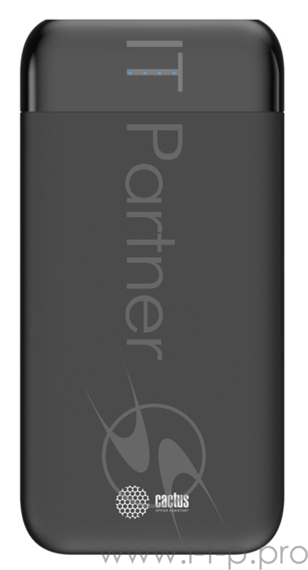 Мобильный аккумулятор Cactus F169 CS-PBFSFL-10000 Li-Pol 10000mAh 2A+2.4A 2xUSB
