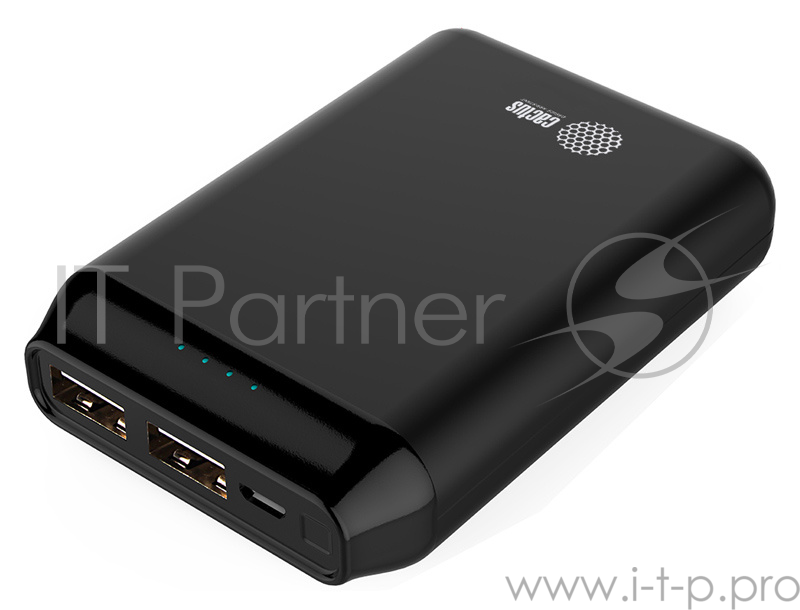 Мобильный аккумулятор Cactus CS-PBFSST-5000 Li-Pol 5000mAh 2A+2.4A 2xUSB