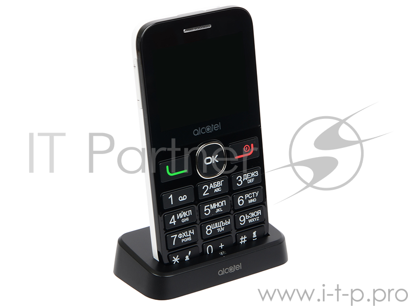 Мобильный телефон Alcatel 2008G Black/Pure White