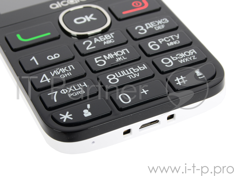 Мобильный телефон Alcatel 2008G Black/Pure White