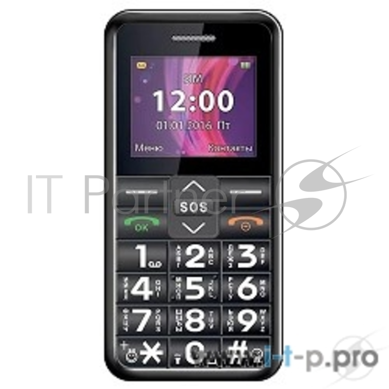 Мобильный телефон TeXet TM-101 Black