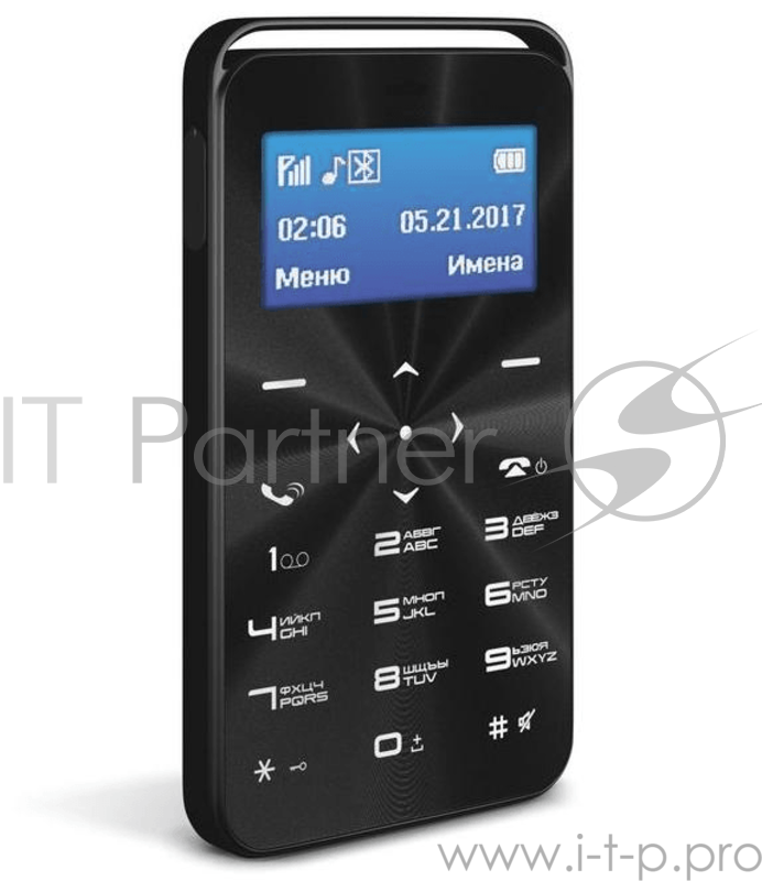 Мобильный телефон VINYL BLACK C-01BLK HIPER