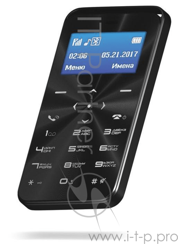 Мобильный телефон VINYL BLACK C-01BLK HIPER