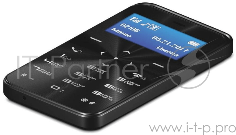 Мобильный телефон VINYL BLACK C-01BLK HIPER