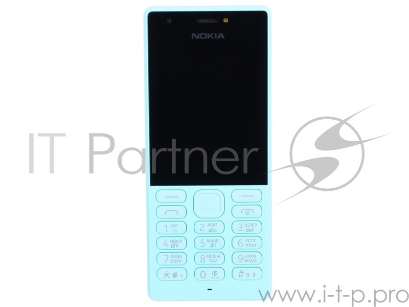 Мобильный телефон Nokia 216 DS RM-1187 Blue 2.4'' 320x240, 16MB RAM, 16MB, up to 32GB flash, 0.3Mpix/0.3Mpix, 2 Sim, 2G, BT, 1020mAh